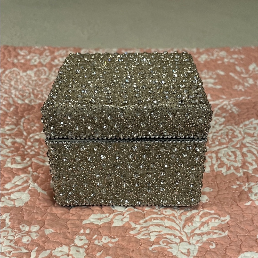 Sparkling Silver Jewelry/Trinket Box